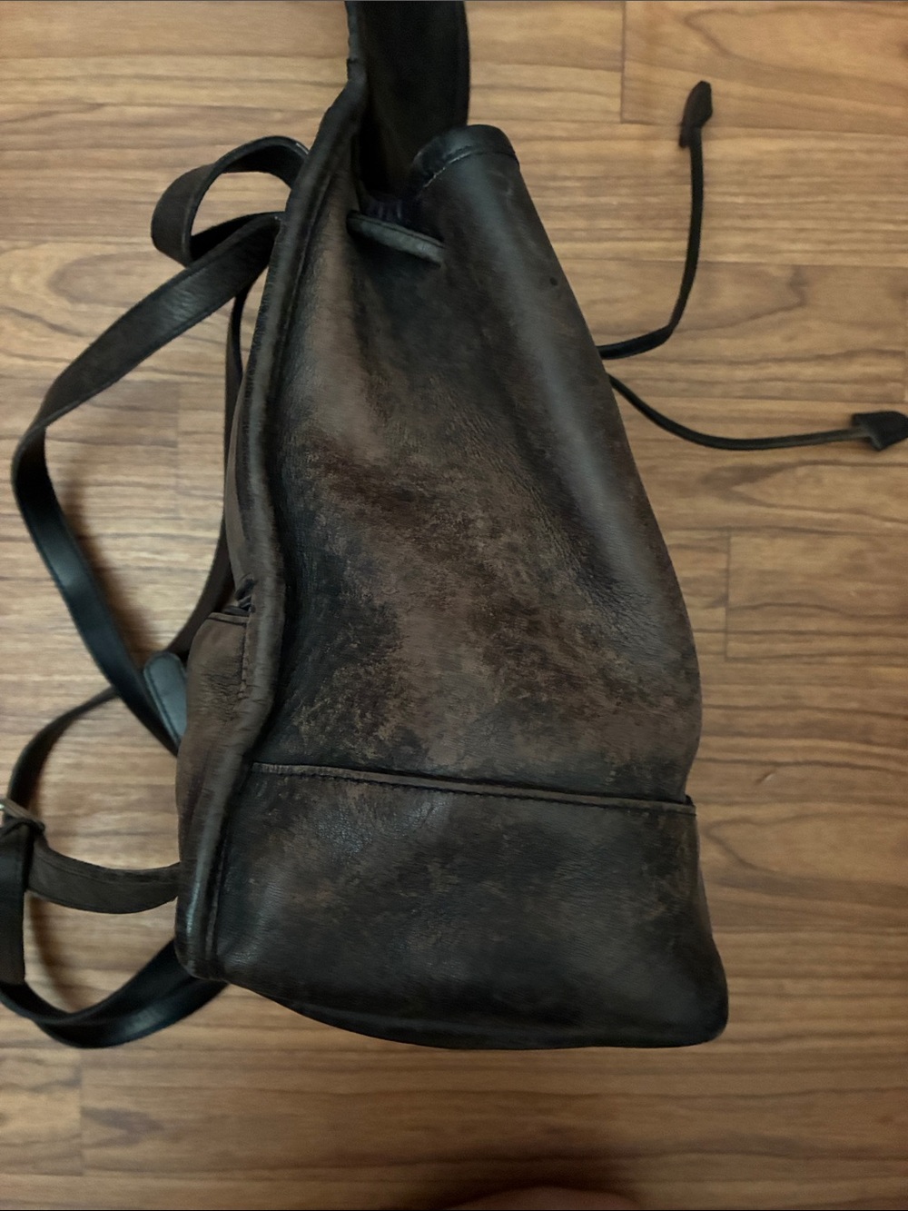 Vintage Coach Leather Backpack Broken Zipper please read! - Picture 3 of 11